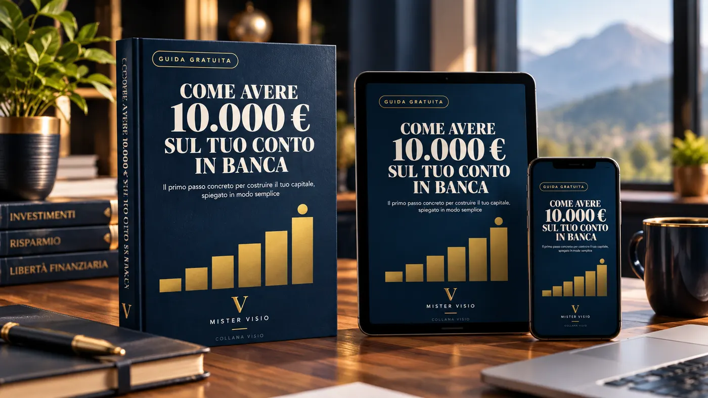 La guida gratuita Come avere 10.000 € sul tuo conto in banca in versione cartacea, tablet e smartphone